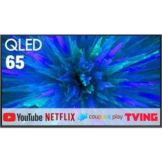 삼성전자 65인치 TV 최신형 크리스탈 UHD 4K 스마트 LED 유튜브 넷플릭스 디즈니 미러링 65CU7000, 방문설치, 스탠드형, QLED 65Q7F(25년형)