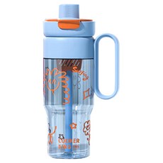 쿠커킹 대용량 트리탄 콜드컵, 오렌지+블루, 1개, 850ml
