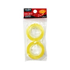 화신 다용도 셀로판 테이프 리필 12mmx20M 2Roll, 1개