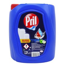 德國 Pril 濃縮高效能洗碗精 4KG 蘋果 檸檬, 1個, 蘋果（超取、店到店限1瓶）