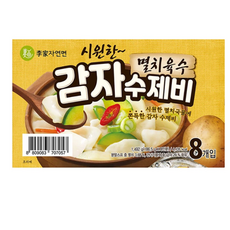 이가자연면 멸치육수 감자 수제비, 186.5g, 8개
