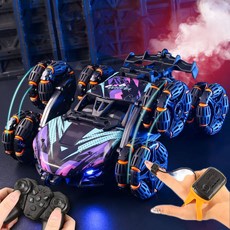 Nurom 충전식 미니 무선조종 RC카 핸드모션 자동차 장난감, 퍼플, 퍼플, 1개