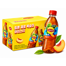 립톤 제로 복숭아 아이스티 대용량 코스트코, 2박스, 500ml
