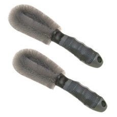 올인템 차량용 세차용품 셀프 세차 타이어 휠 브러쉬, 휠 브러쉬 2개