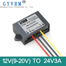 GYVRM DC 비절연 부스트 전력 컨버터 12 V ~ 조정기 스텝 업 1A 5A, 05 12V TO 24V 3A, 01 12V(9-20V), 01 24V, 1개