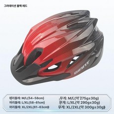 쇼트트랙헬멧 빙상헬멧 경량 쇼트트랙 빙상, 1개, 그라데이션 블랙레드