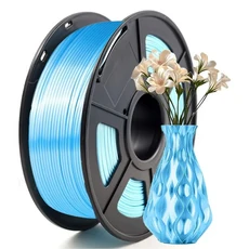 실크 그린 PLA 필라멘트 1.75mm 3D 프린팅 필라멘트 250g/500g 스풀 3D 프린터 재료 샤인 실키 샤이니 메탈, 04 250g blue