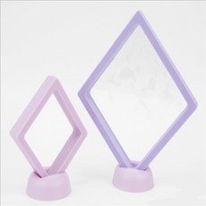 생활공간 액자형 액세서리 케이스 투명선물상자, 중 - 라이트그린