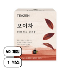 티젠 보이차, 700mg, 40개입, 1개