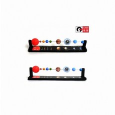 아이방천장 장식용 태양계행성모형 만들기 세트 일자형 우주 과학 원리 이해 교구 도구, 1개