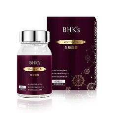 BHK's 白藜蘆醇素食膠囊 (60粒/瓶) - 促進新陳代謝，維持青春活力, 1個, 60顆