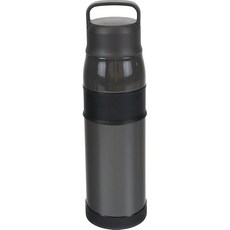 평화 프레이즈 스포츠 타입 물통 대용량 1L 블랙 핸들 부착 넓은 입 얼음 들어가다 바닥 커버 내구성 스테인리스 진공 단열 보온 보냉 포르텍 RH-1827, 1개, 1ml, 상세페이지 참조