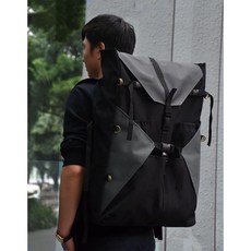 4K畫包 大容量聯考畫板袋 美術學生寫生專用雙肩背包, 1個, [拼色-黑], N/A