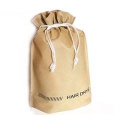 헤어드라이어 부직포 주머니 아이보리 파우치 부직포더스트백 다용도주머니 부직포조리개 부직포복주머니 부직포파우치 부직포가방 헤어드라이어주머니 드라이기주머니