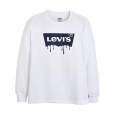 리바이스 LEVI'S LEVIS KIDS 드립드인 배트윙 긴팔티 (주니어) 화이트 V253TS316P 588920