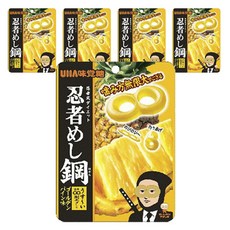 유하미카쿠토 닌자의 밥 질기고 얇은 인피니트 모양 구미 골든 파인애플 맛, 5개, 50g