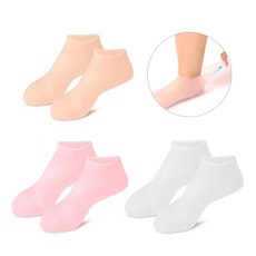 TORIMALL 실리콘 보습양말 발각질관리 덧신 실리콘양말 뒤꿈치덧신, 스킨, 1개, 1개입
