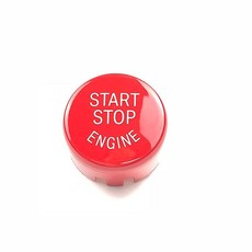 YDC 레드 스타트 스톱 엔진 스위치 버튼 자동차 엔진 시동 스톱 스위치 버튼 커버 BMW 1 2 3 4 5 6 7/X1 X3 X4 X5 X6/F33 F30 F10 F01 F1