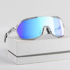 스타일호른 가빈 남녀공용 스포츠선글라스 자전거 등산 레져 운전 골프 낚시 고글 G70, C93-3 투명 블루변색, 1개