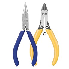 PIECECOOL 피스쿨 니퍼툴 세트 금속 퍼즐 3D 메탈 프라모델 DIY 키트 에칭 전문가용 모델, 1세트