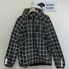 極度乾燥 Superdry 機能防潑水反光薄風衣外套 網眼透氣 格紋設計, 1個
