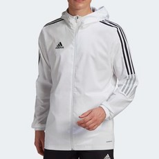 adidas 愛迪達 男士風衣輕薄3S風衣白PG5808