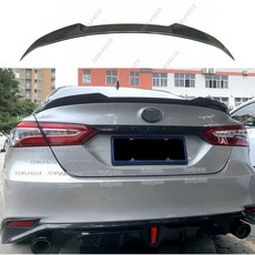 토요타 캠리 18-21 스포일러 ABS 무도색 프라이머 리어 트렁크 윙 호환, White