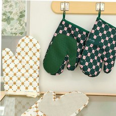 내열 (화이트) 오븐 베이킹 안심 1쌍 미끄럼방지장갑 주방 실리콘장갑 장갑 실리콘 LUAZ-BG1, 본상품