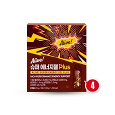 얼라이브 슈퍼에너지젤 플러스, 35g, 120개