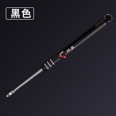 釣魚鈎脫鈎器 不銹鋼取鈎器 深喉多功能摘鈎器 解魚鈎器, 伸縮款脫鉤器（黑色）, 1個