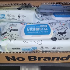 키즈 비데물티슈 60매 수량, 4개, 386g