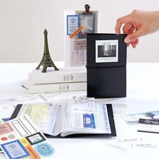 씨엘유비 티켓북 야구 뮤지컬 여행 티켓보관 스토리지앨범, 2개, 블랙