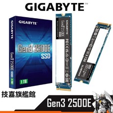 Gigabyte 技嘉 Gen3 2500E SSD 固態硬碟 M.2 PCIe Gen3, 500G