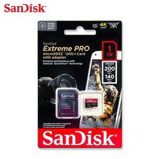 SanDisk 1TB Extreme PRO A2 V30 microSD U3 UHS-I 速度高達 200MB 高速記憶卡, 1個
