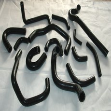 닛산 스카이라인 GTR R33 RB26DET 실리콘 라디에이터 호스 파이프 튜브 키트, 03 WHITE, 01 CHINA, 1개