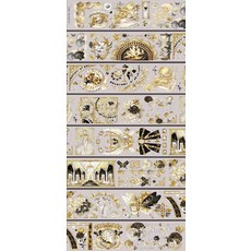 베이직 골드 PET 마스킹테이프 세트 다이어리 꾸미기, 제이드 파이팅 PET 골드 포일 1.66m 7cm 폭