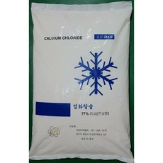 77%이상 편상형 제설용 염화칼슘 (25Kg포장), 25kg, 1개
