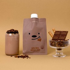 [토핑가득 한끼대용] 뉴베러 슬림 베어 단백질 쉐이크 파우치 1박스(5개입) 체중조절, 40g, 5개, 초코맛