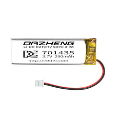 리튬폴리머 배터리 충전지 701435 3.7V 290mAh, 1개, 1개입