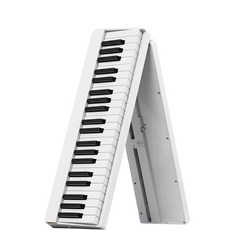 磁吸便攜鍵盤 0基礎輕鬆入門 鋼琴音色 真鋼手感, 白色, 1個, DP-28
