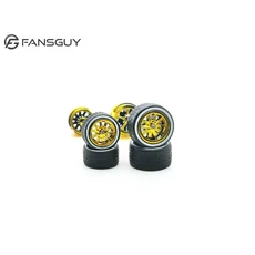 FANSGUY 1Set 10.8mm + 1/64 합금 자동차 스태거드 프론트 소형 리어 휠 RWBSC 시리즈 핫, 01 빠른  Mainland, 19 WBSC-D Gild 1