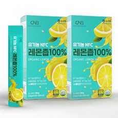 채움앤비움 유기농 NFC 레몬즙 100% 스틱 원액, 280g, 2박스