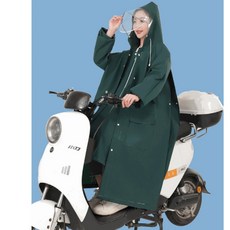 오토바이 배달 전신 우비 상하의 일체 빛반사 스쿠터, 1개, 상세페이지 참조