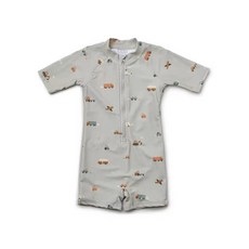 兒童ins海邊度假連體泳衣男女童寶寶卡通遊泳衣嬰兒防曬速幹泳裝