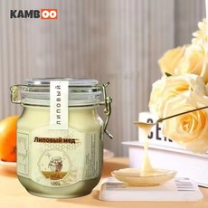 러시아산 꿀 피나무꿀 순 자연산 꿀 100% 자연산 굿 가성비, 3개, 1kg