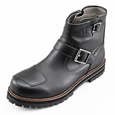 데이턴Daytona 바이크 부츠 라이딩 부츠 남성용 방수 천연 가죽 소가죽 시프트 패드 사이드 지퍼 엔지니어 부츠 DS007 WP 블랙 27.0cm 62878