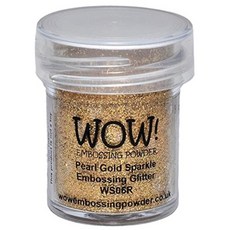 와우 엠보싱 파우더 15ml 펄 골드 스파클 Wow Embossing Powder 15ml Pearl Gold Sparkle