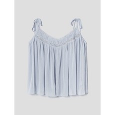 매장정품 에잇세컨즈 8SECONDS 슬리브리스 블라우스 스카이 블루 125765MQ3Q 208093