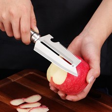 304스텐 캠핑칼 야채필러 멀티채칼 다용도필러, 1개, 상세페이지 참조