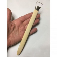 모레즈모어 M00553 1pc 클레이 스크래퍼 갈퀴 23mm 도자기 조각 모델링 도구 치아 포함 G25-A QC1, 모레즈모어 M00553 1pc 클레이 스크래퍼 갈퀴 2